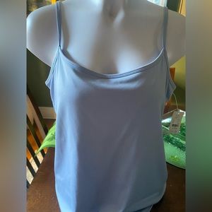 NY & Co soft blue nylon tank top